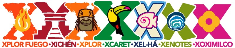 Xcaret-Xplor-Xplor-fuego-Xenses-xenotes-xoximilco-xel-ha